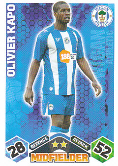 Olivier Kapo Wigan Athletic 2009/10 Topps Match Attax #339